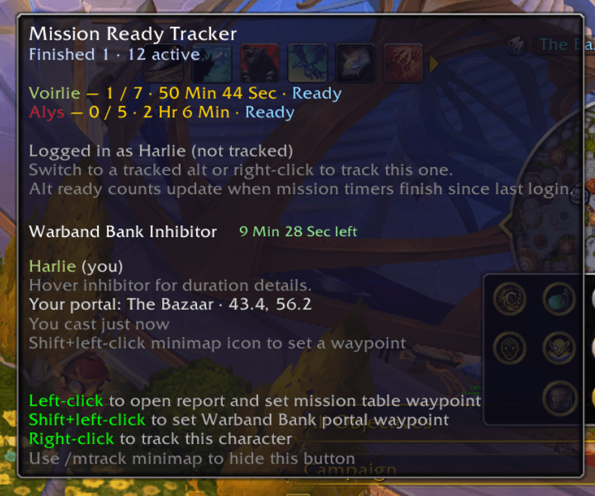 Hover overview on minimap button.png