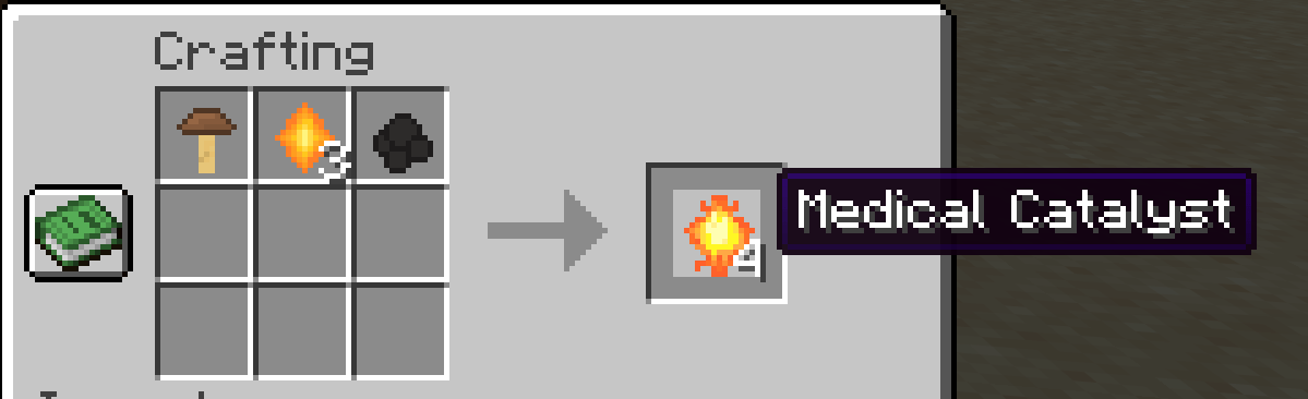 Thumbnail used as fuel for medicine mixer
