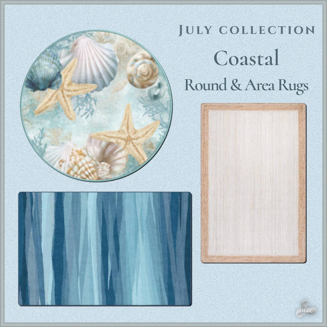 Coastal Round & Area Rugs