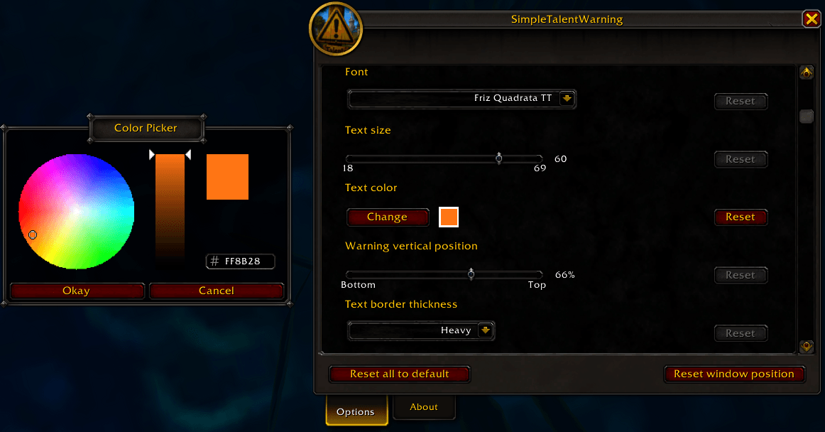 Warning color-picker