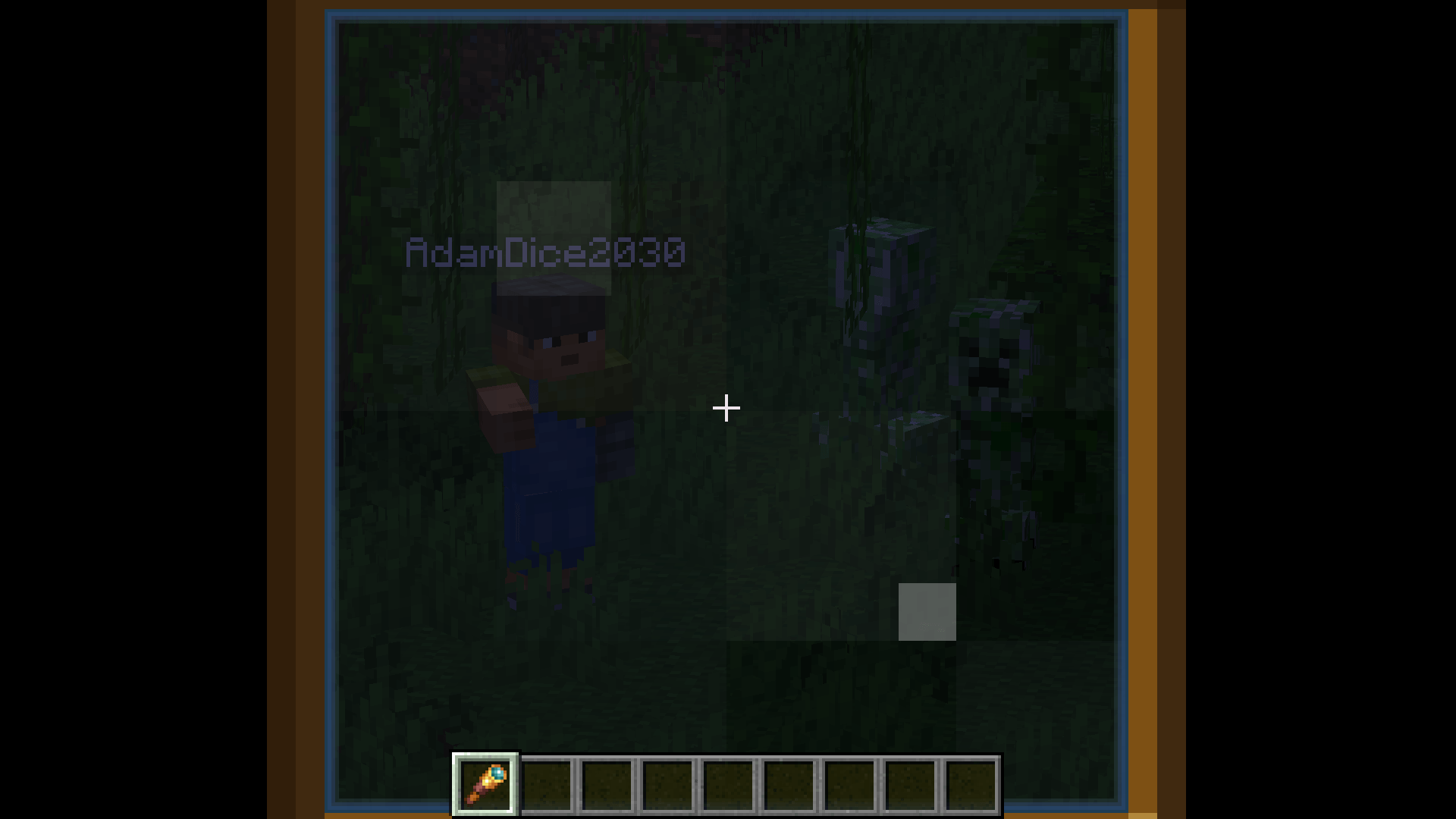 Mimics do not get attacked by hostile mobs, which is a good way to tell them apart.