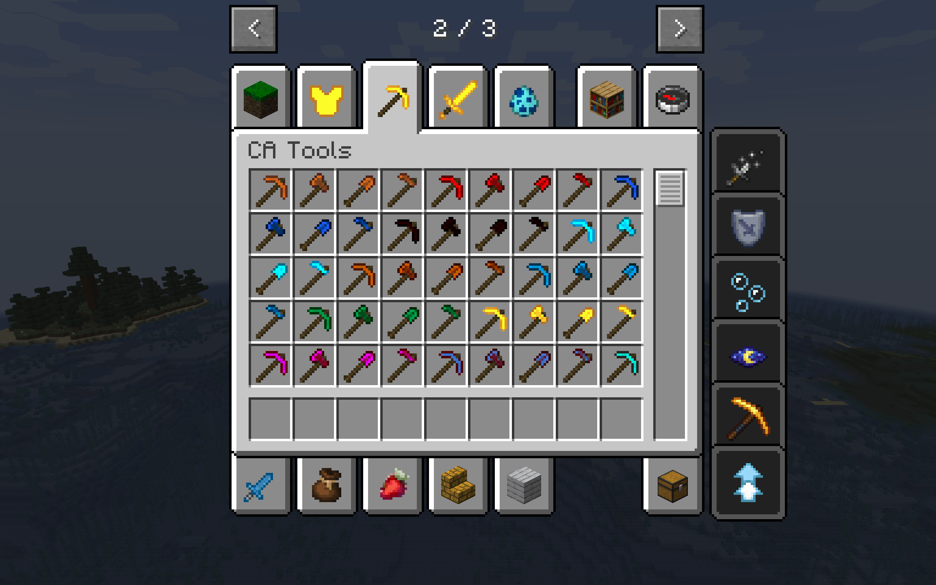 Thumbnail Tools and progression