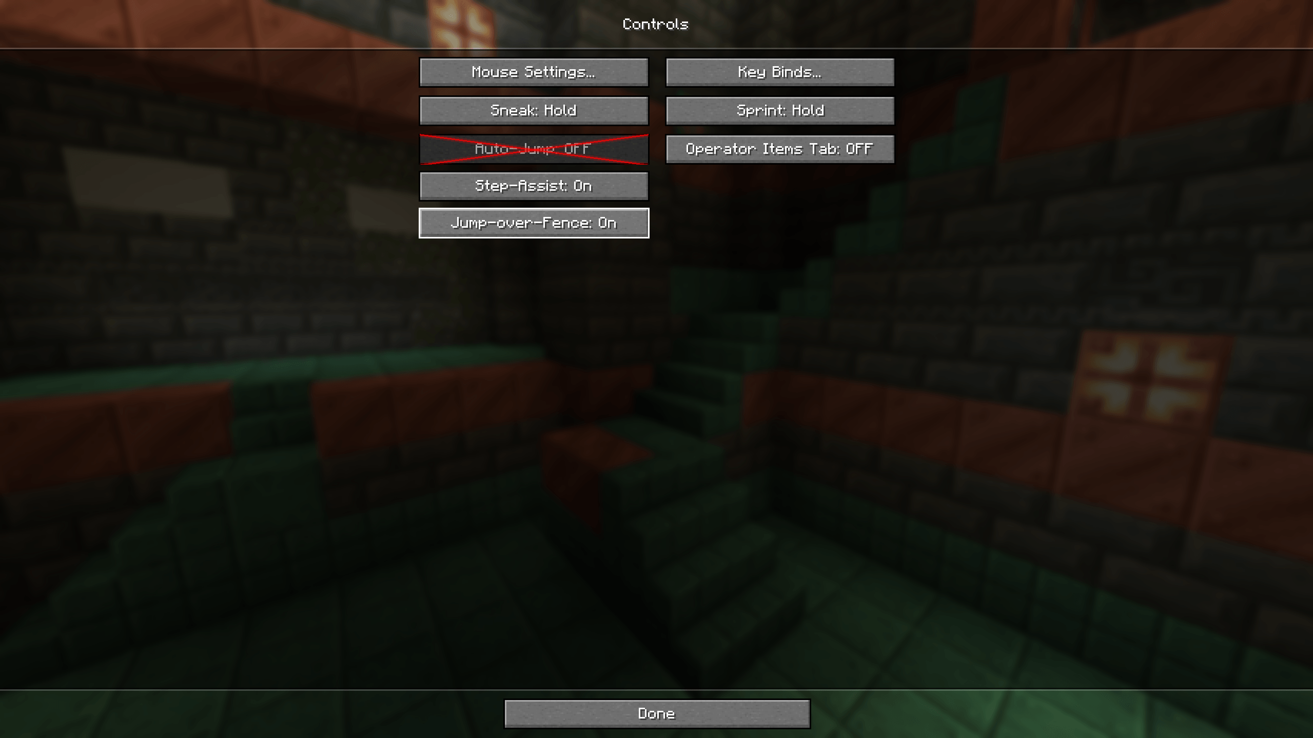 StepUpPlus Controls Screenshot.png