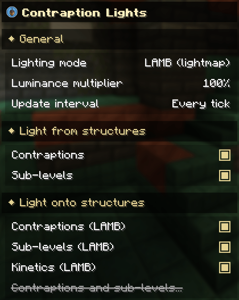 The mod adds its configs to Sodium's options (0.8.12+)