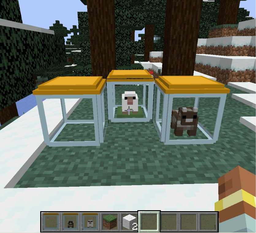 Picture of the 3 new blocks