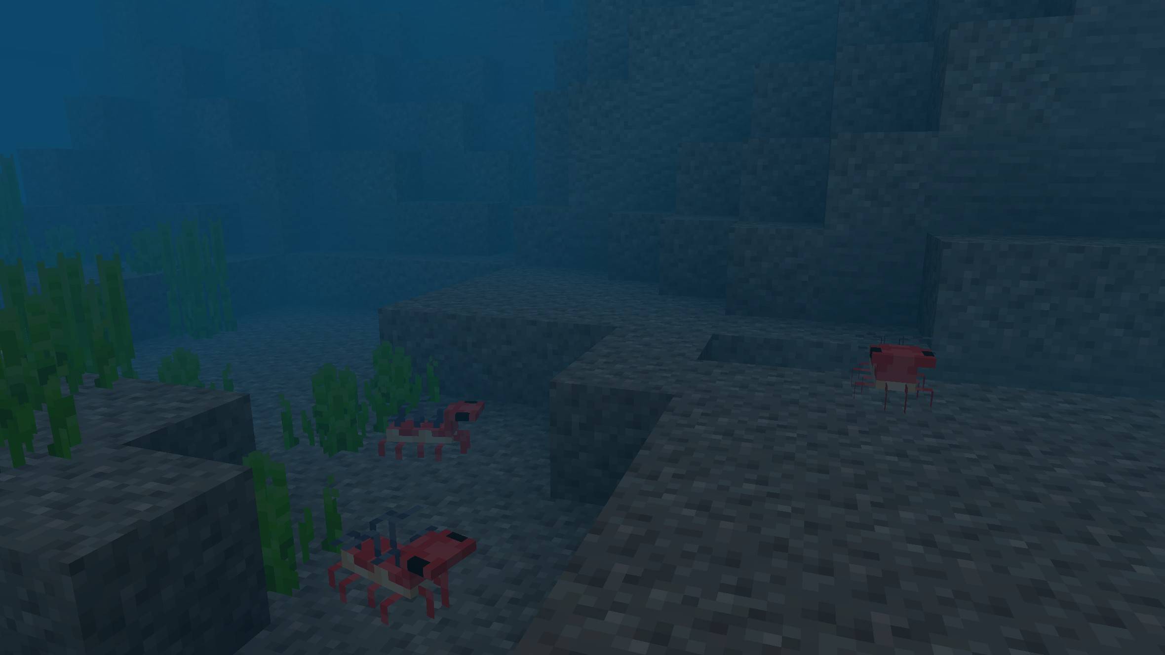 Thumbnail These are Hallucigenia. You can be Damaged with Those Thing. You can interact it with Water Bucket to make it Breathable Out of Water.