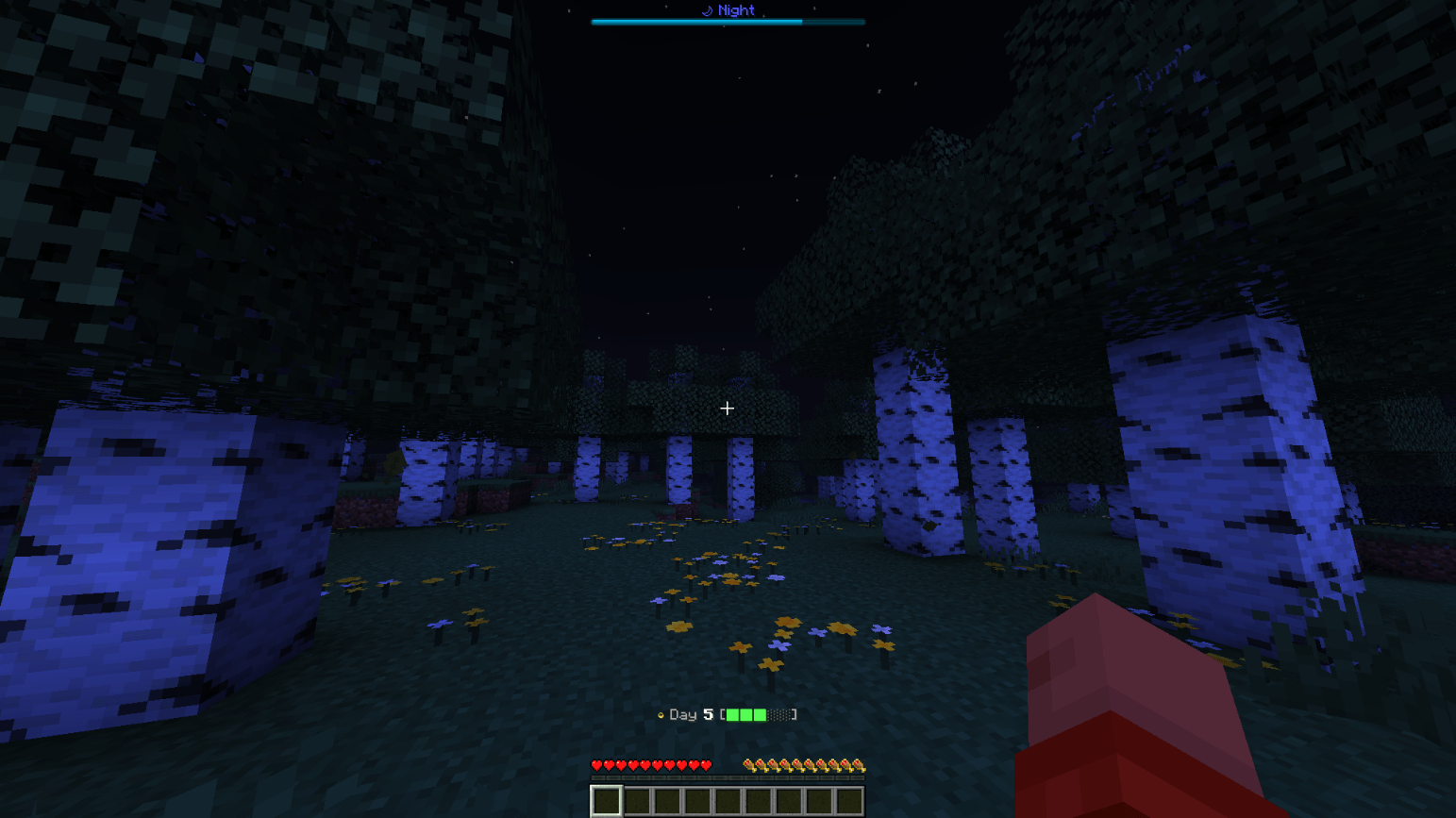 Progress showing on both hud