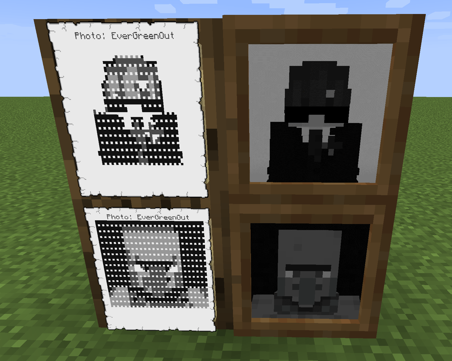 You can use the scanner to generate printed images - great for newspapers or wanted posters.
