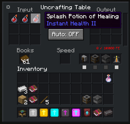 Thumbnail Splash Potion Uncrafting