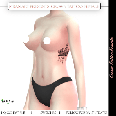 Crown Tattoo Female