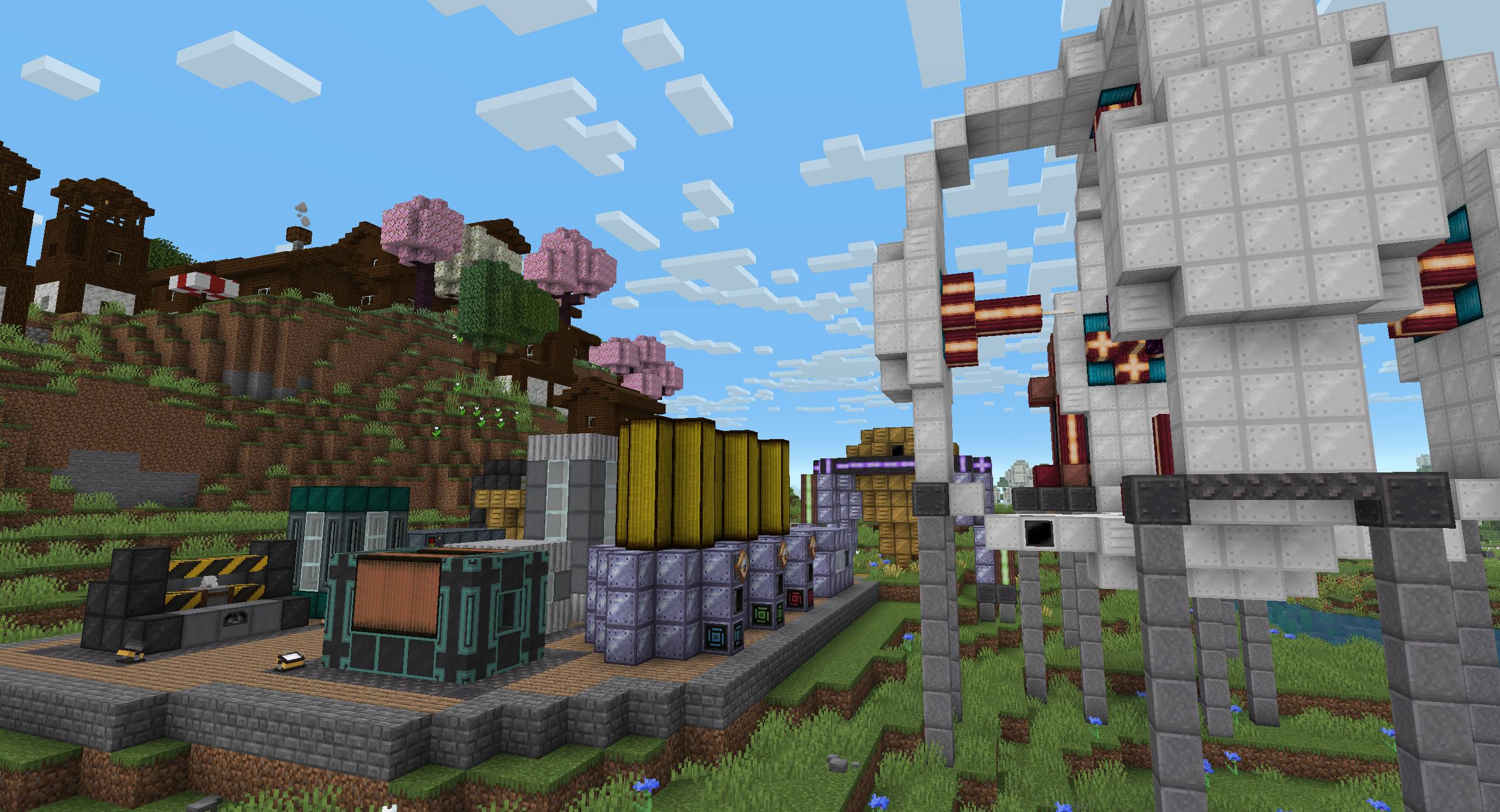 Some of the new multiblocks alongside classic multis from the previous version