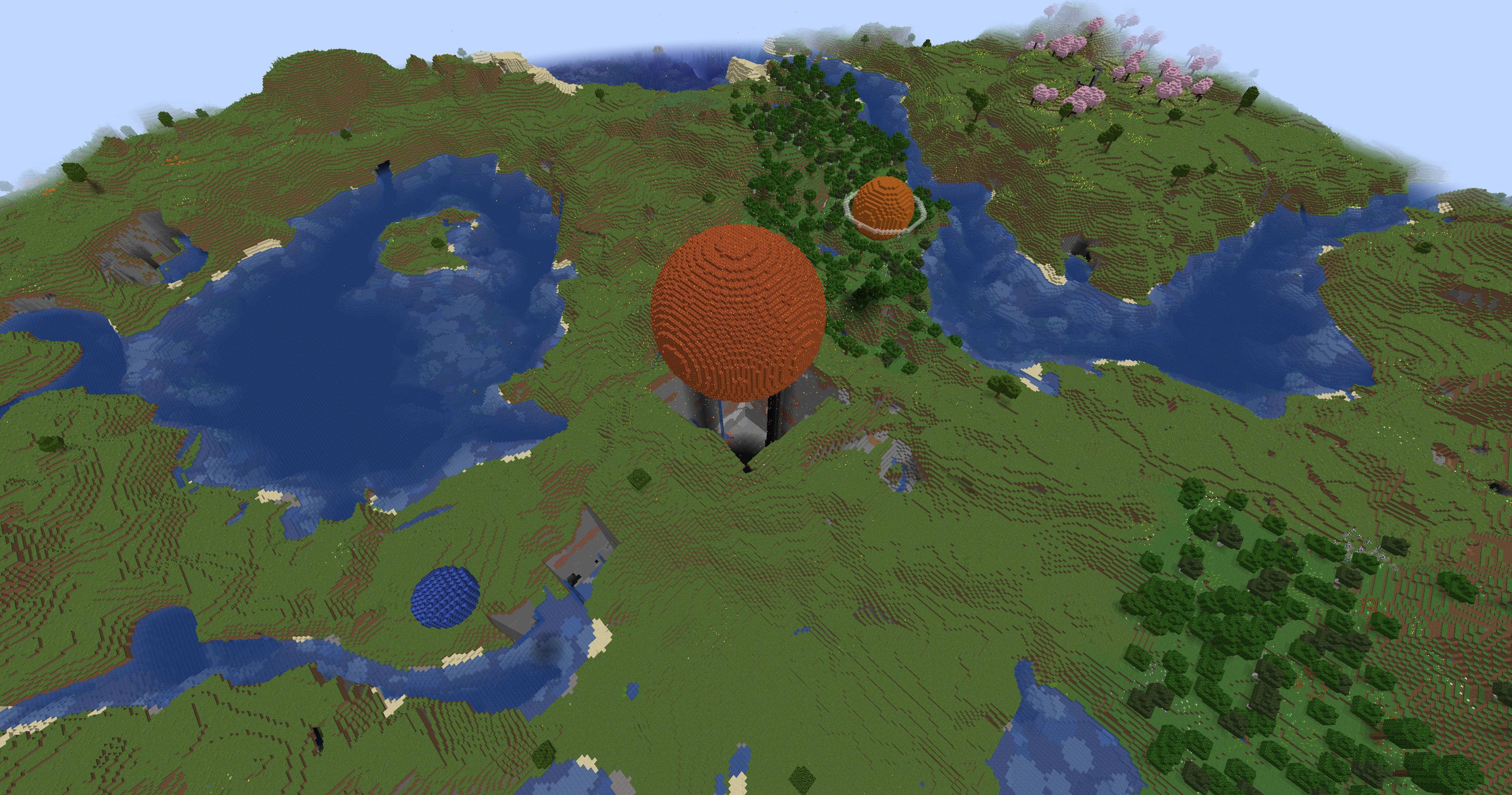 Will form 3 planets from the ground, making them orbit and explode