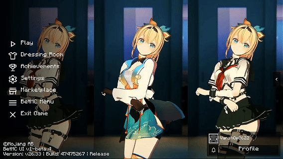 Iroha School Outfit UI — screenshot 2