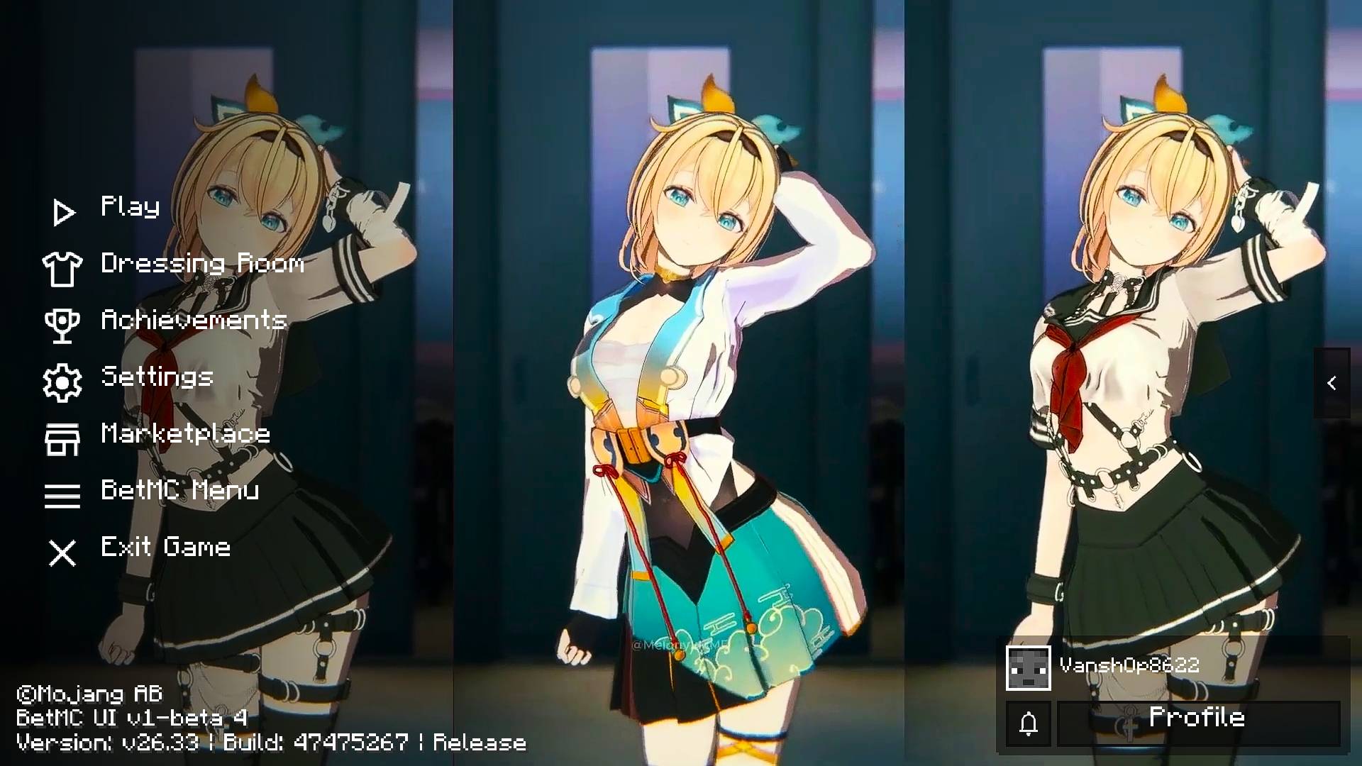Iroha School Outfit UI — screenshot 3