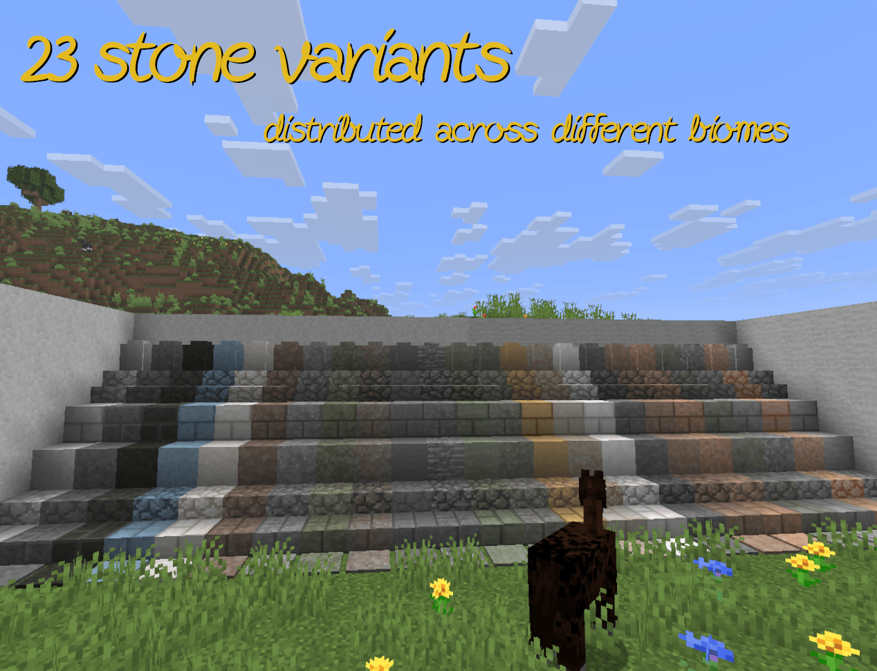Overview of the stone types