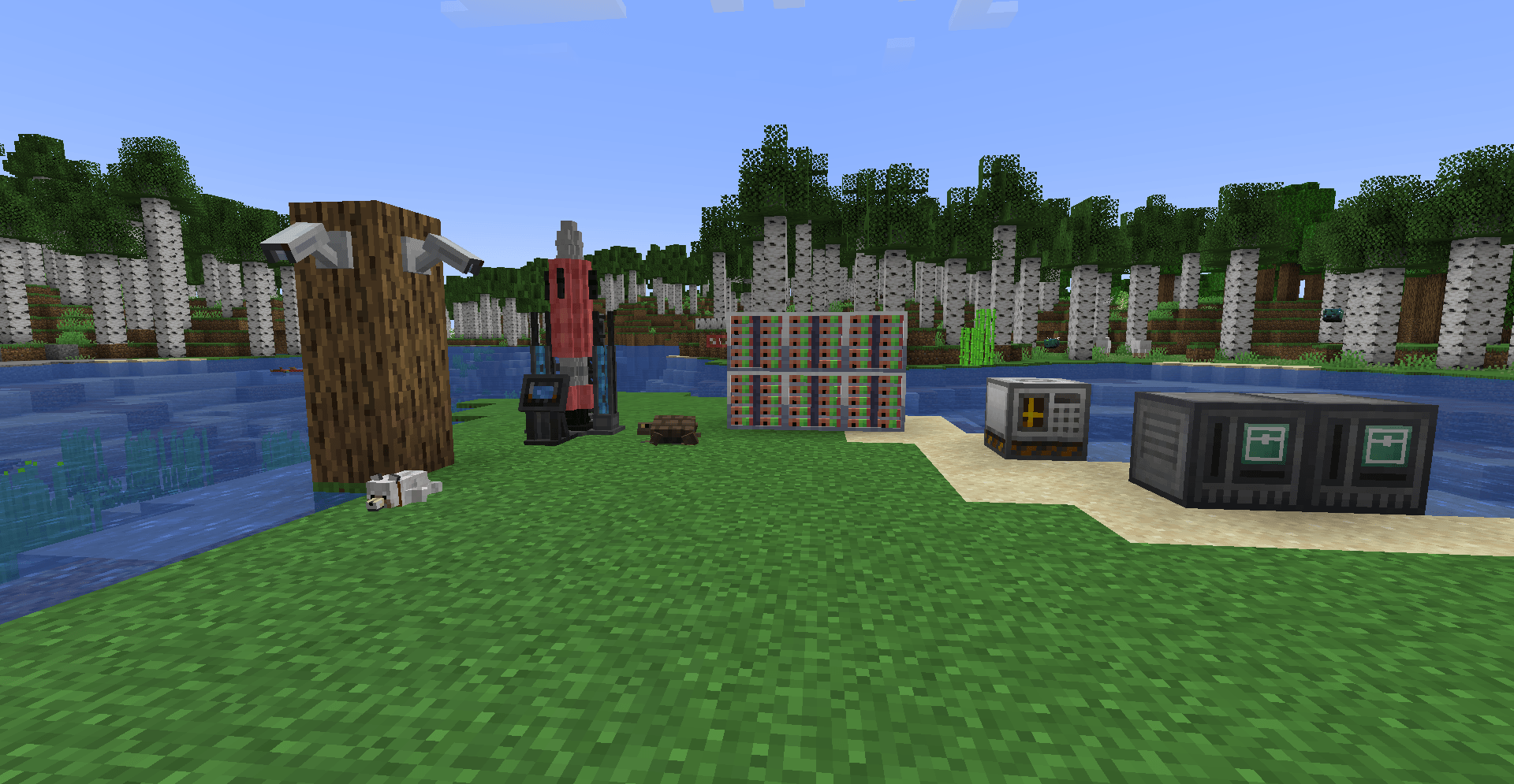 Forgium include a lot of technology mod like RfTool Draconic evolution and a lot more
