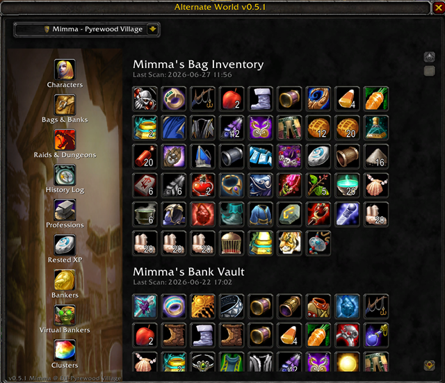 Inventory Grid View