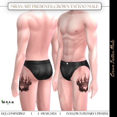 Crown Tattoo Male