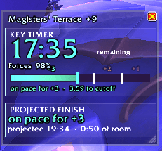 projected finish system in action