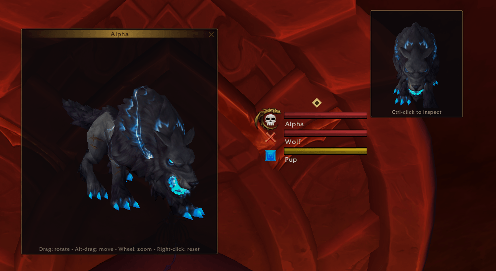 Tooltip on hovering the mob, using Model ID added by GM to the marker.