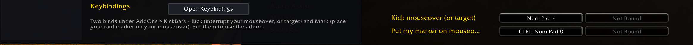 You can set the configured/detected interrupt spell in this keybind and it will be preconfigured as a mouseover / target