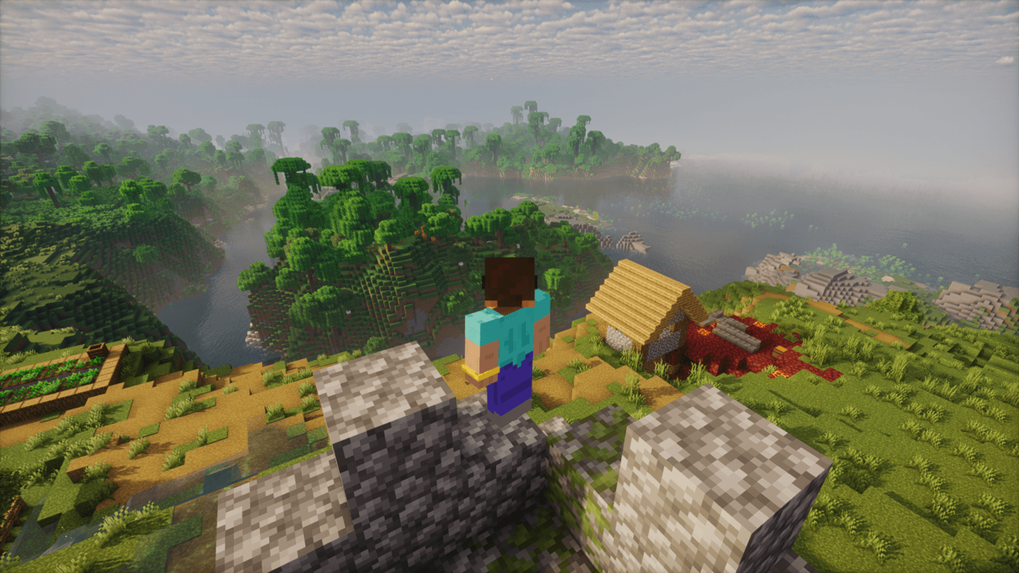 Minecraft with shaders