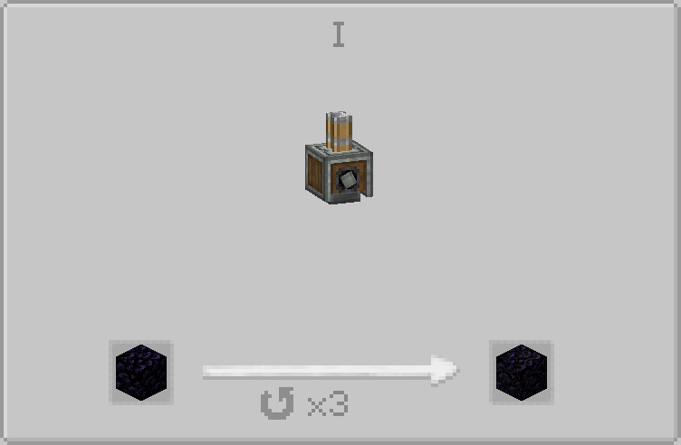 recipe for Crushed Obsidian