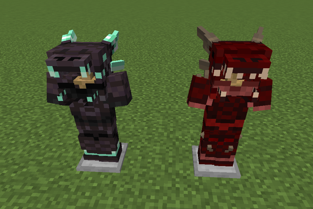 Thumbnail the mod's new armor next to a regular dragon scale's armor