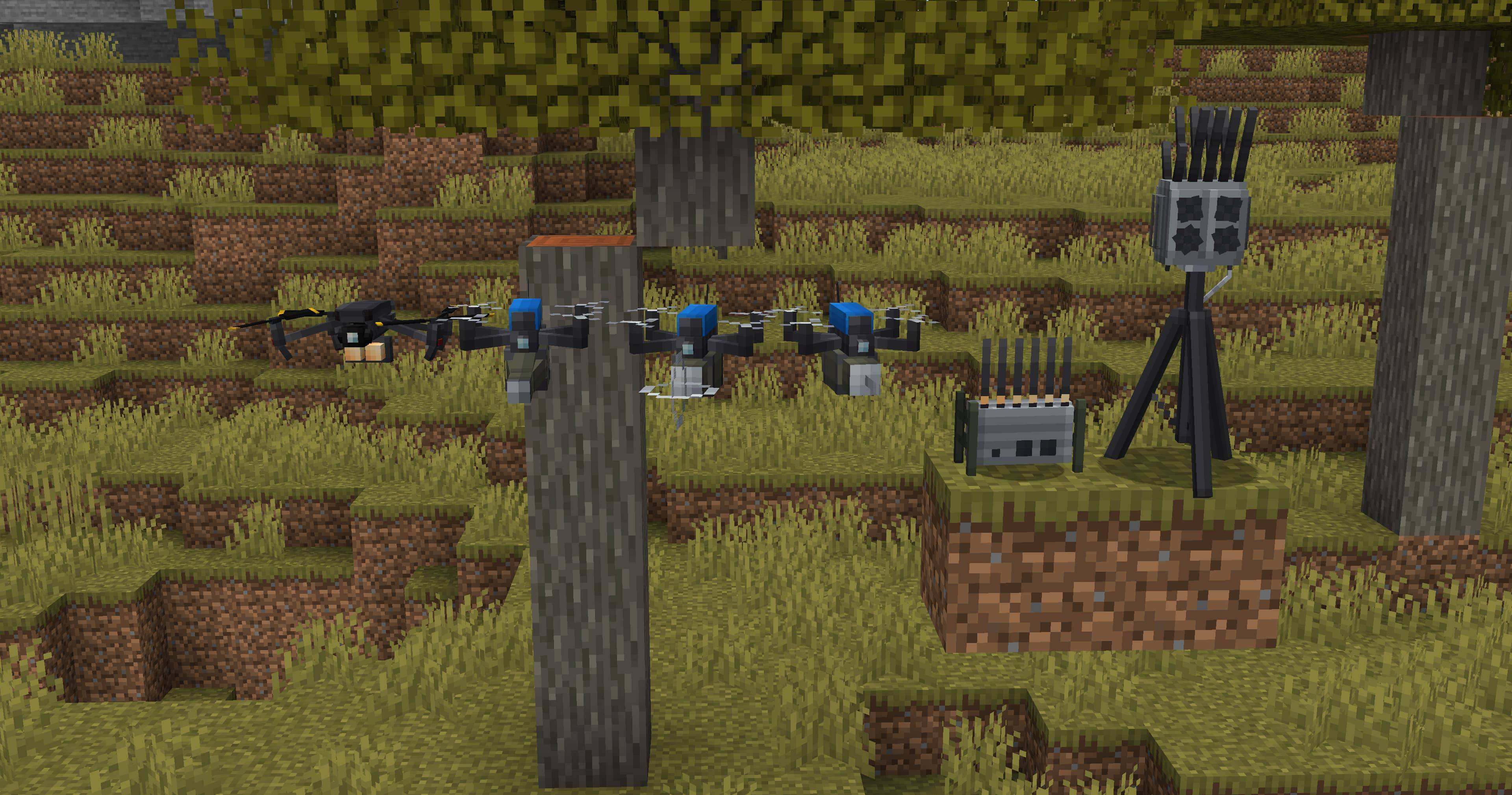 Mavic with drop module (had version without it) and FPV drones with all ammo types. And two REB versions