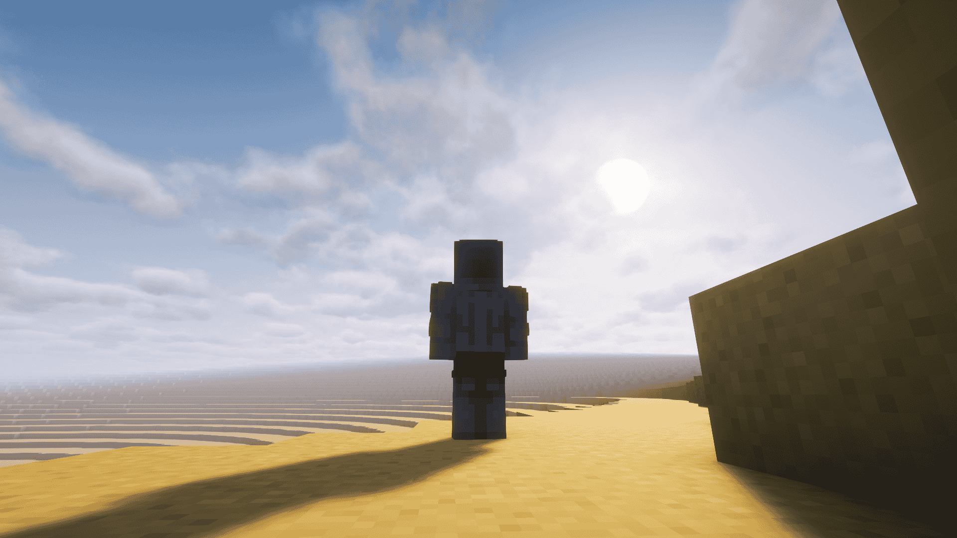 Using Complementary Unbound shaders here's what the vast dunes look like during the day