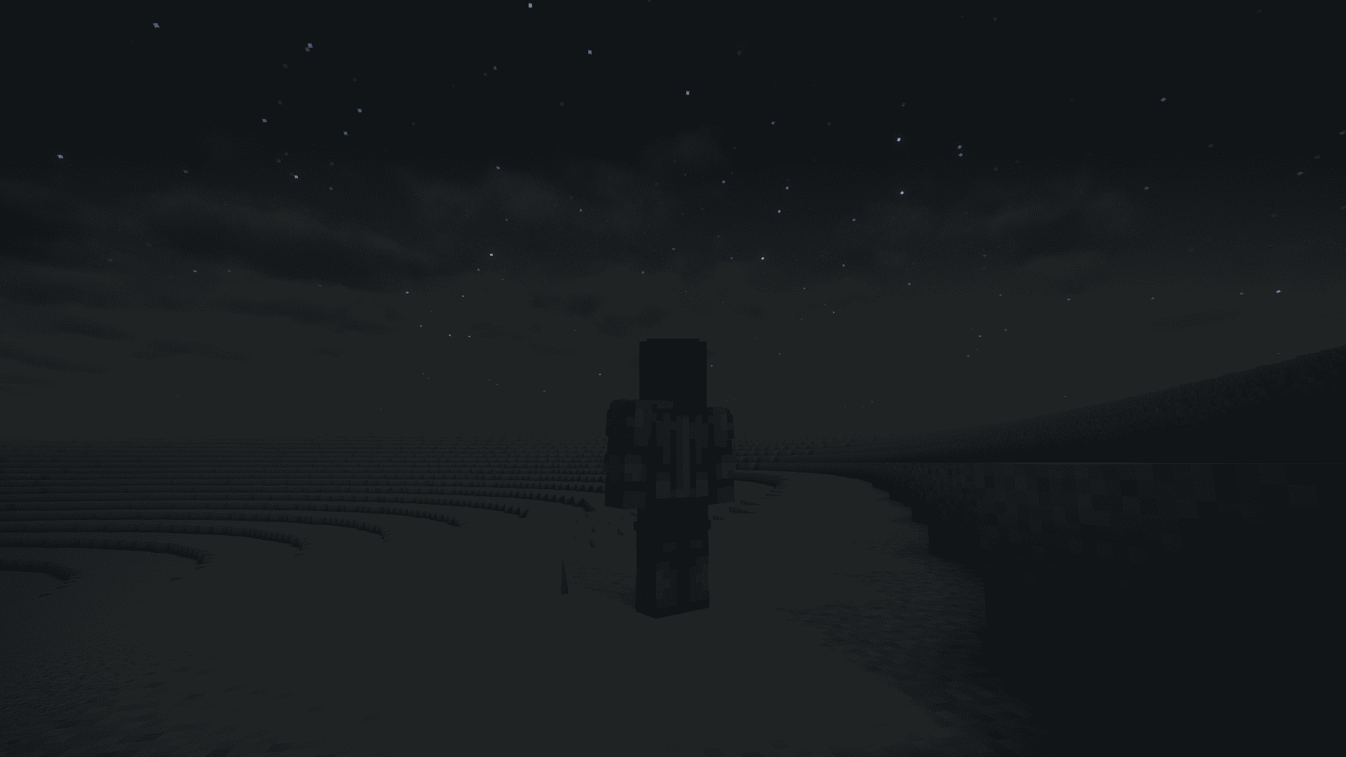 Using Complementary Unbound shaders here's what the vast dunes look like at night