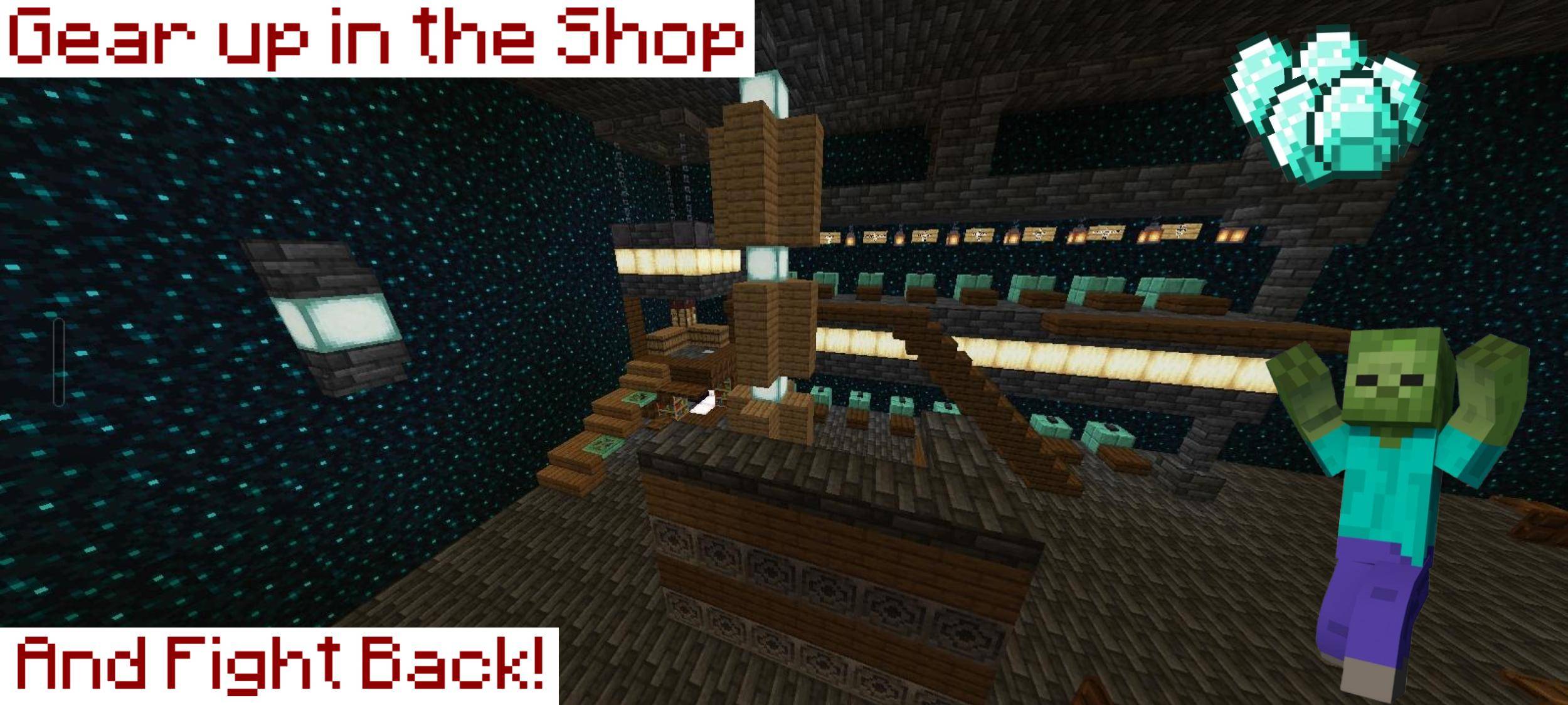 Gear up in the Shop and fight back!