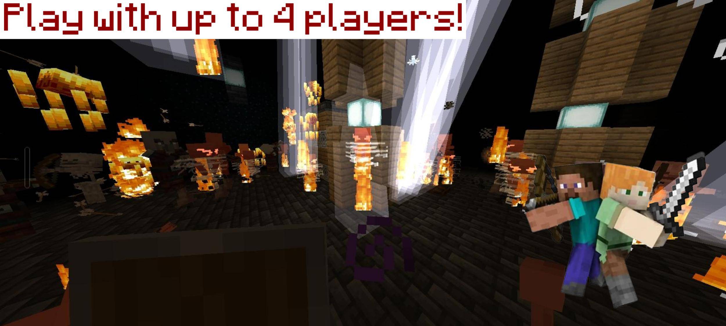 Play with up to 4 players
