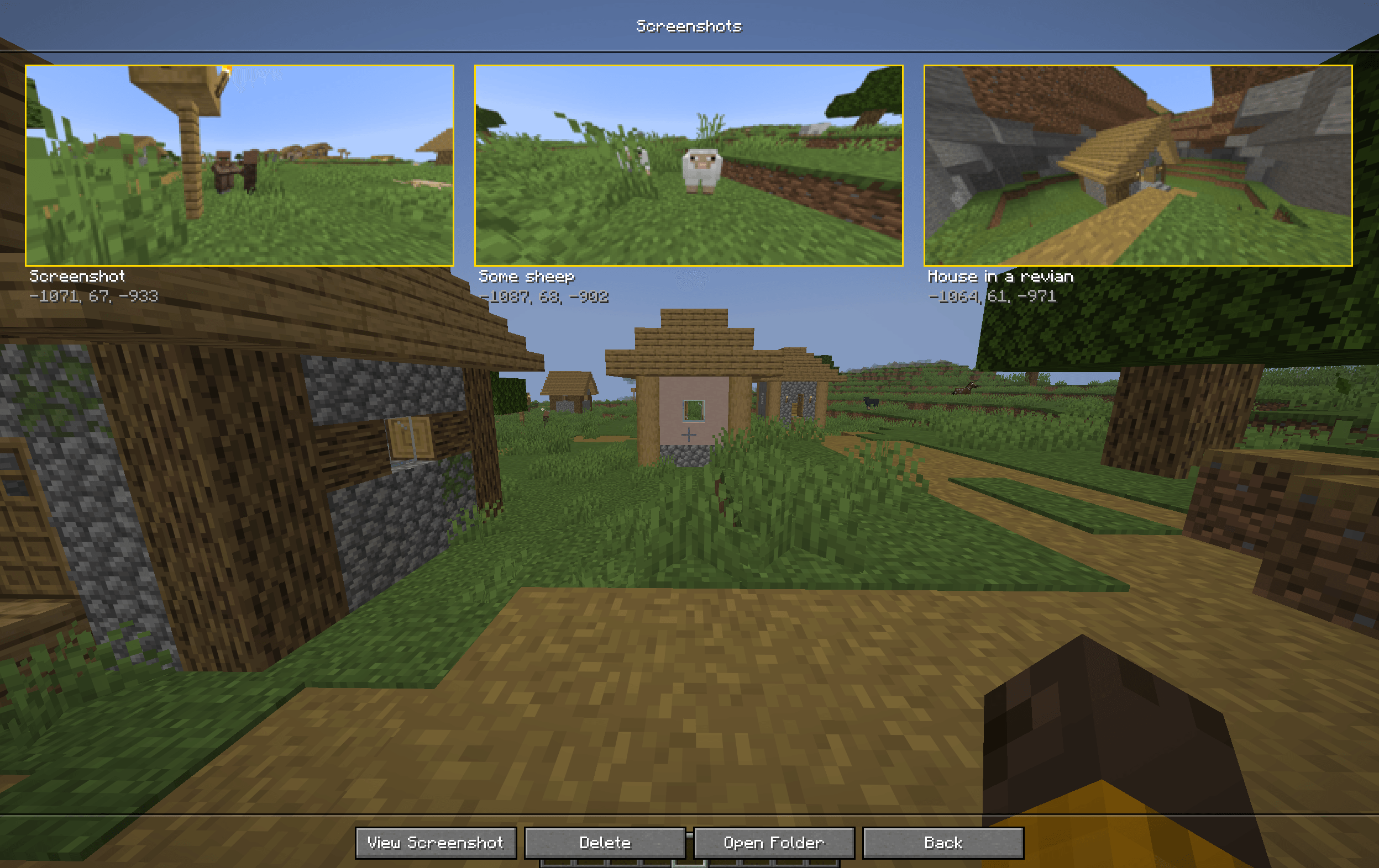 This is where you can view all of the screenshots.