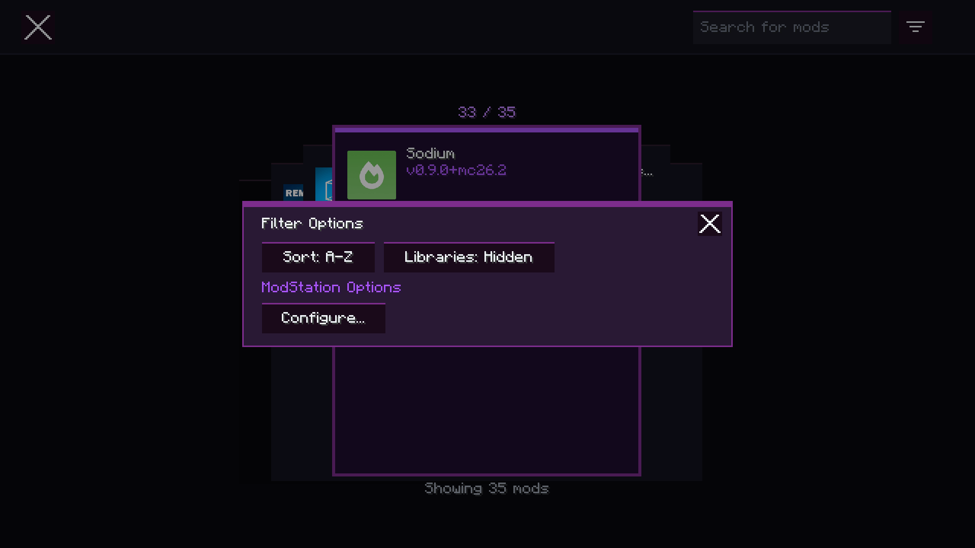 Options UI