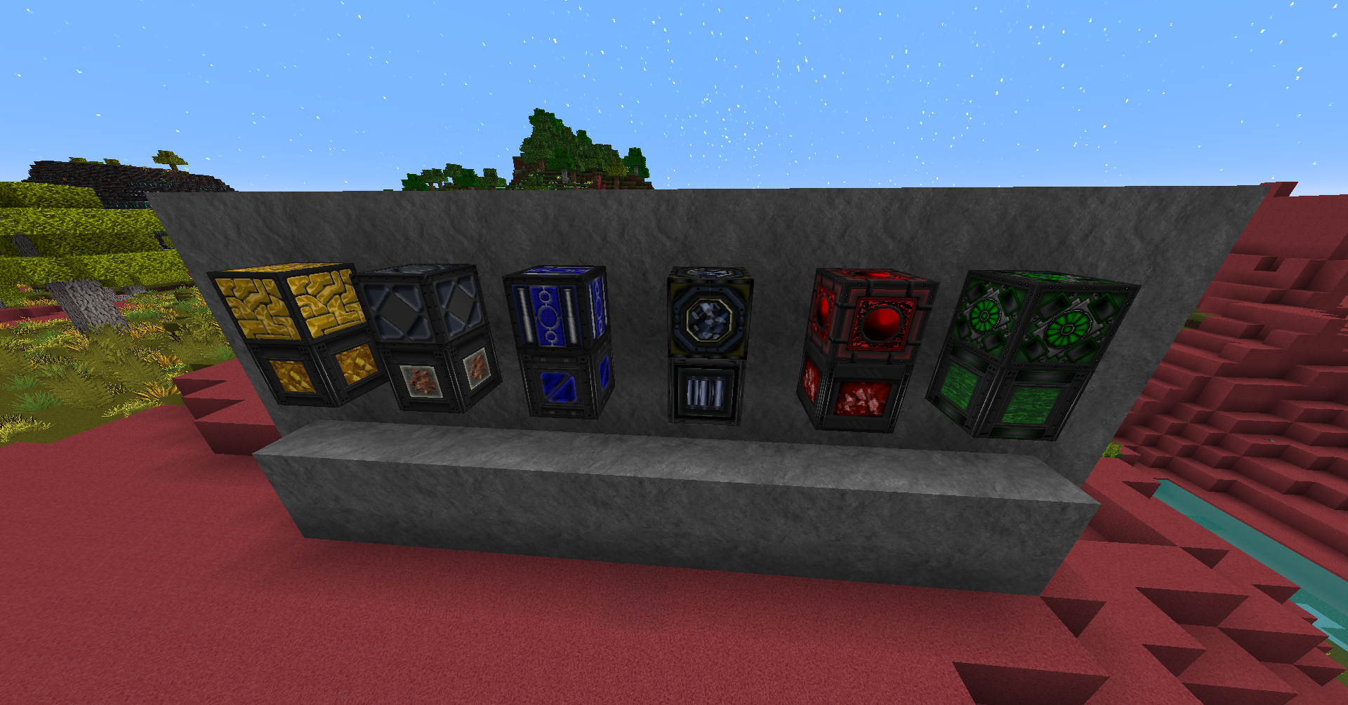 ores and blocks