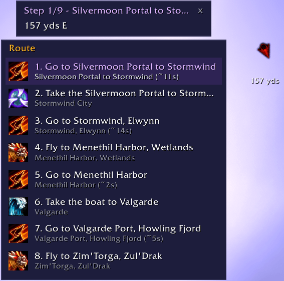 Step by step directions