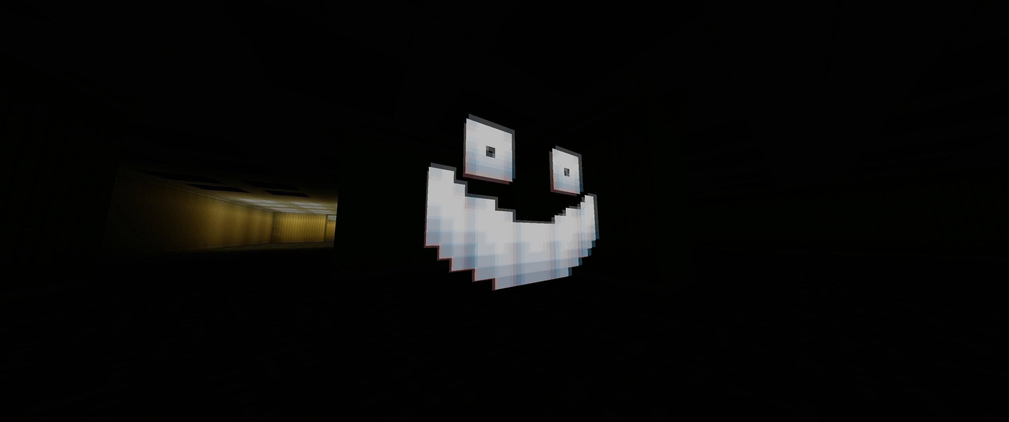 its... smiling?