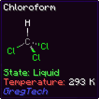 Chloroform color CPK