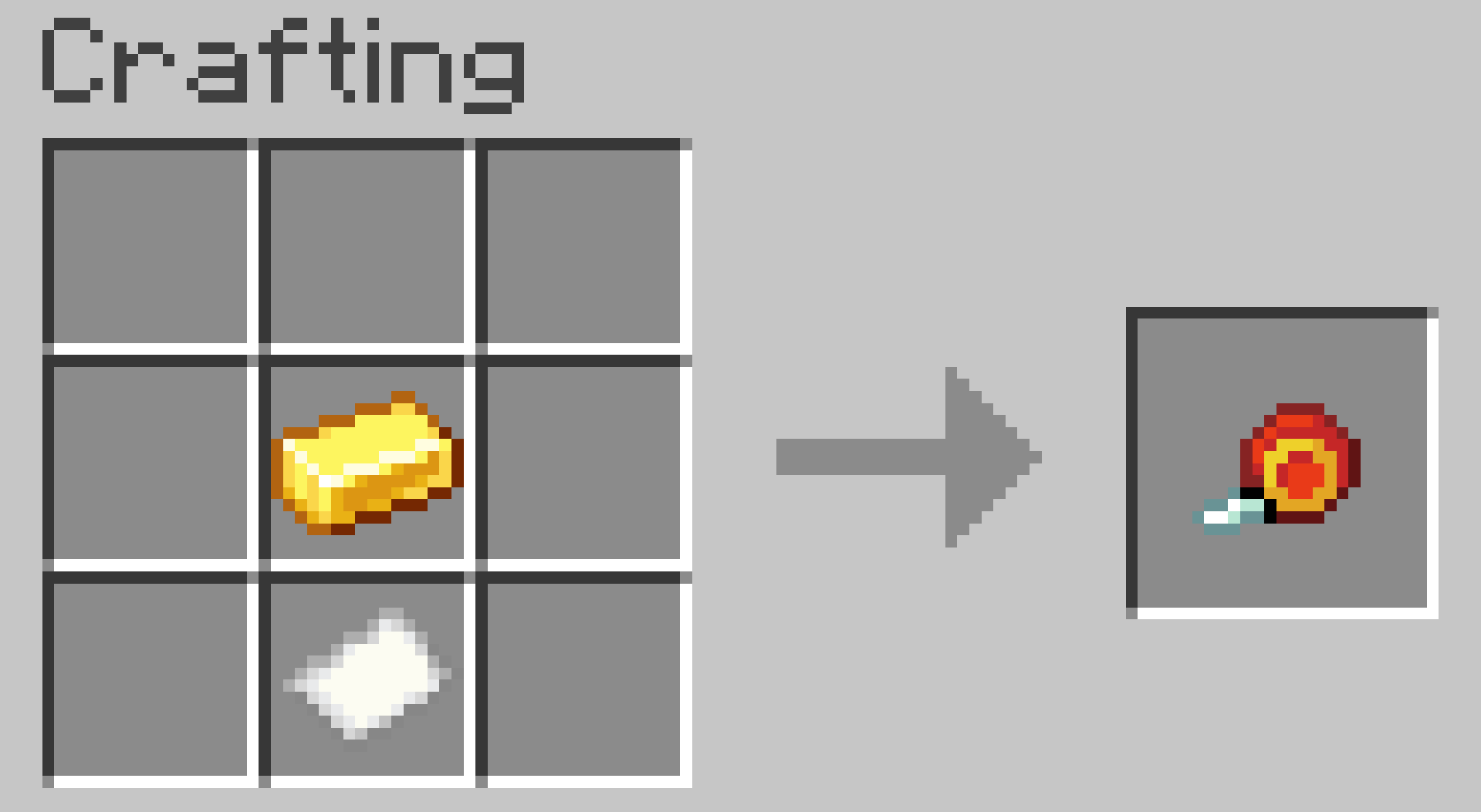Thumbnail Material Counter Position Selector Crafting Recipe.
