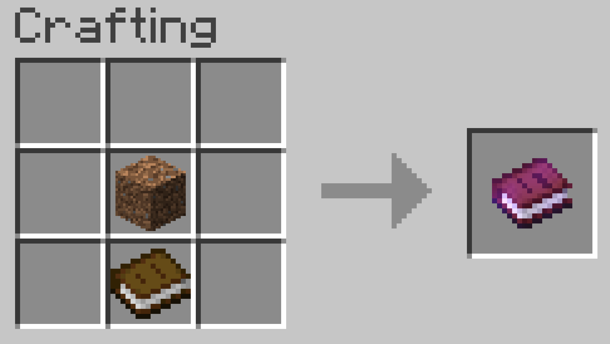 Thumbnail Datapack User Guide Crafting Recipe.