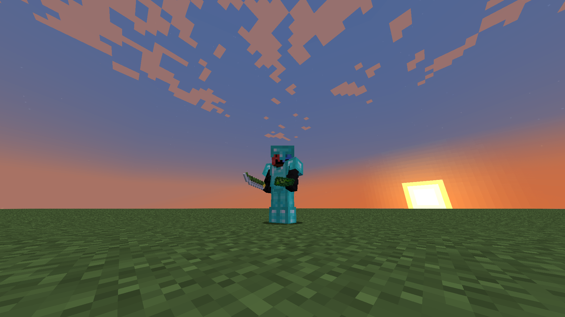 Thumbnail Thornvayne (iykyk) in his right hand and Exponential Gem in his left hand.