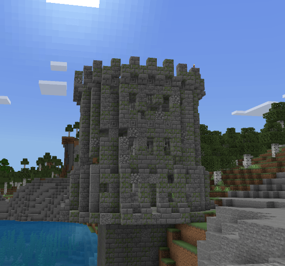 The entrance to a dungeon