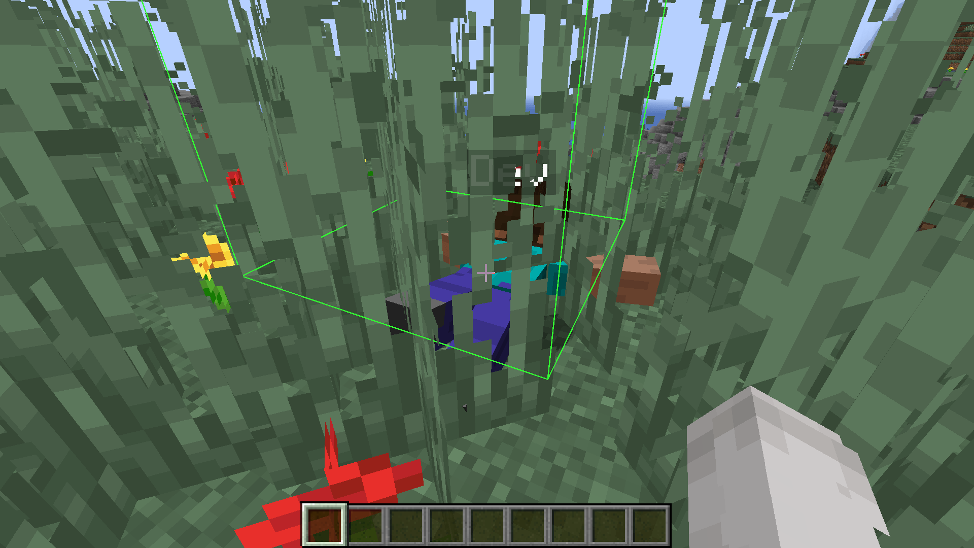 Revive through grass with custom block outline #2