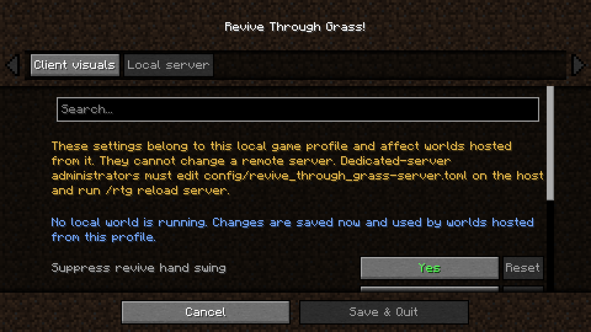 Config (server-side) UI #1