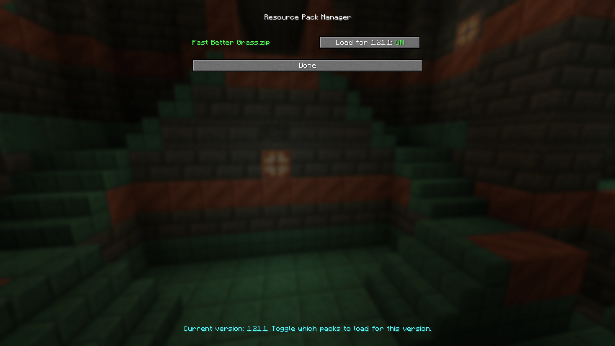Thumbnail Choose which resource packs should automatically load for each Minecraft version.
