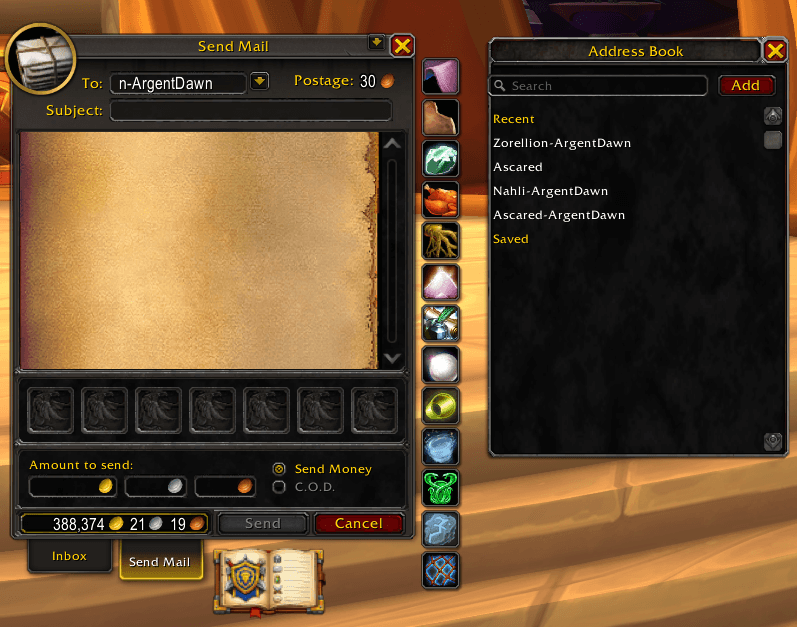 Manage your address book!