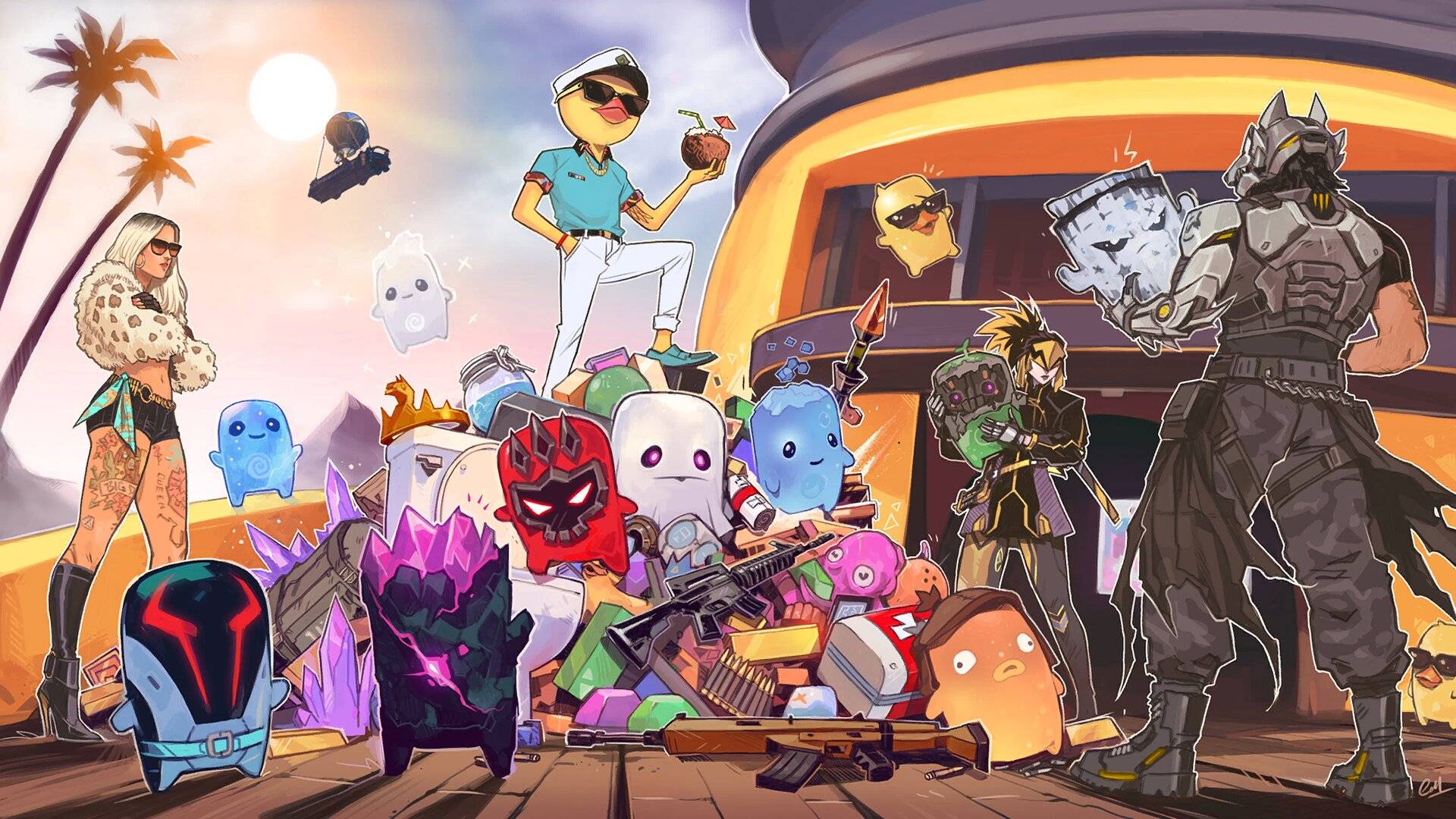 Sprites from Fortnite