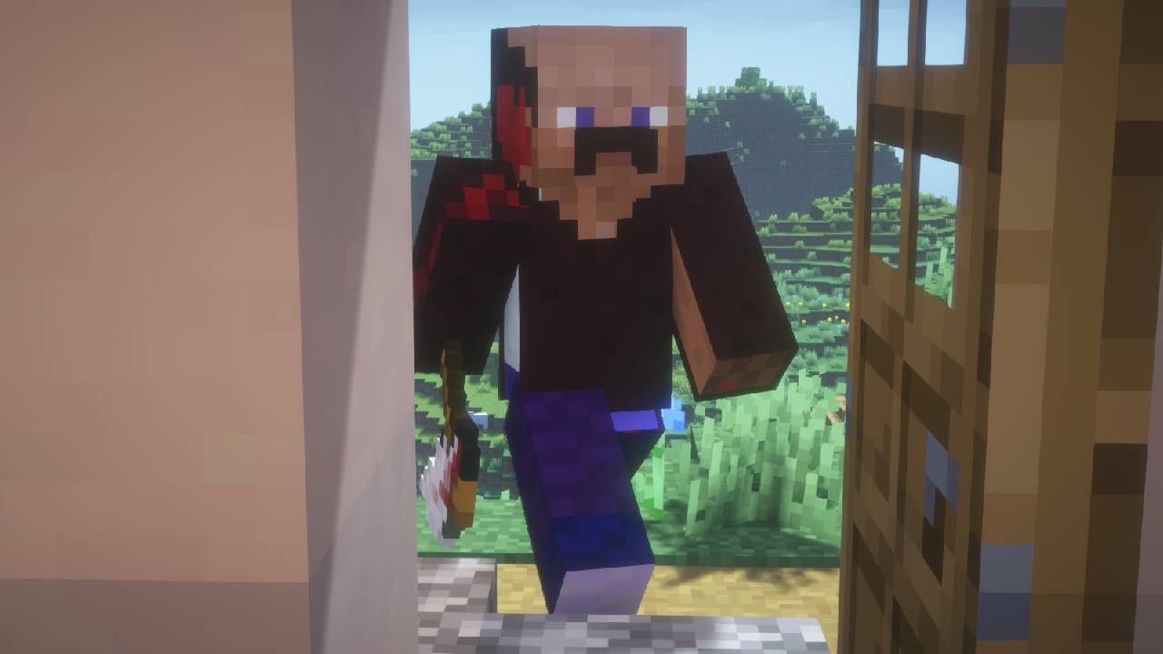 Arthur runs into your house and tries to murder you.