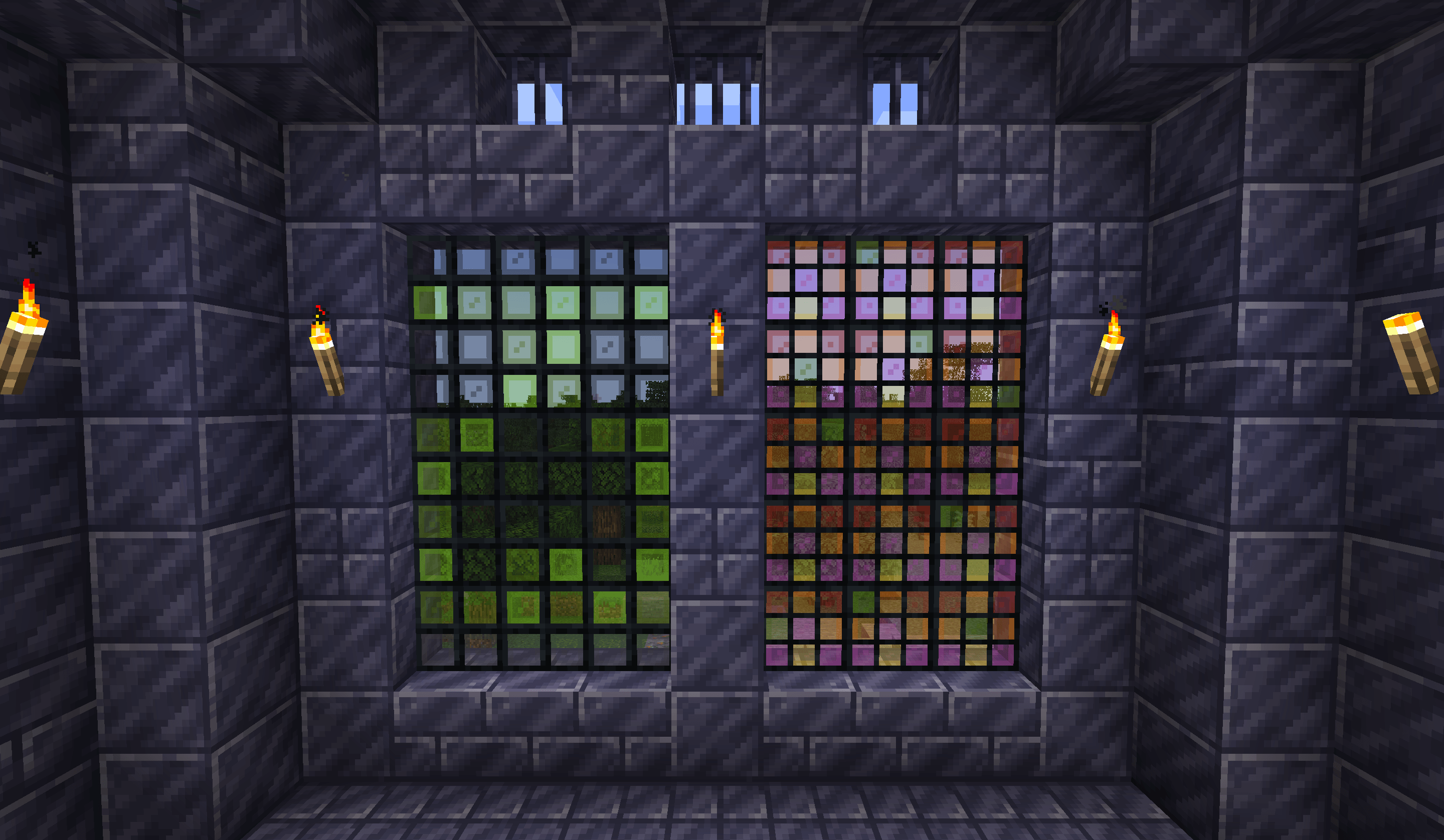Craft leaded glass in different kinds of frames, and dye it in any combination of colors.